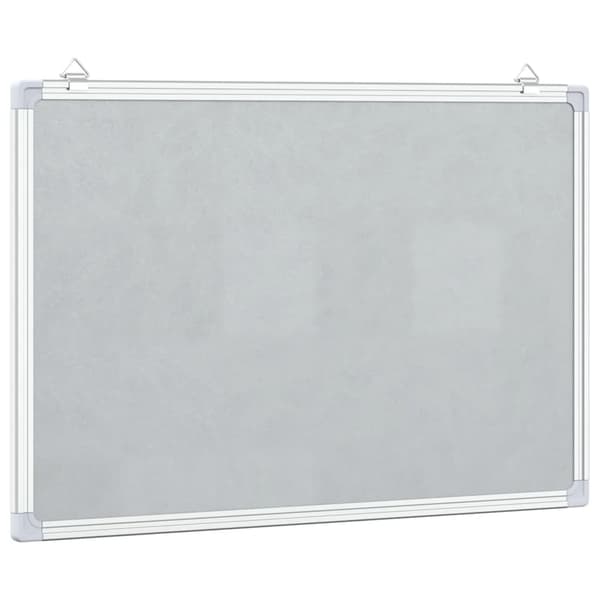Magnetisk whiteboard 80x60x1,7 cm aluminium
