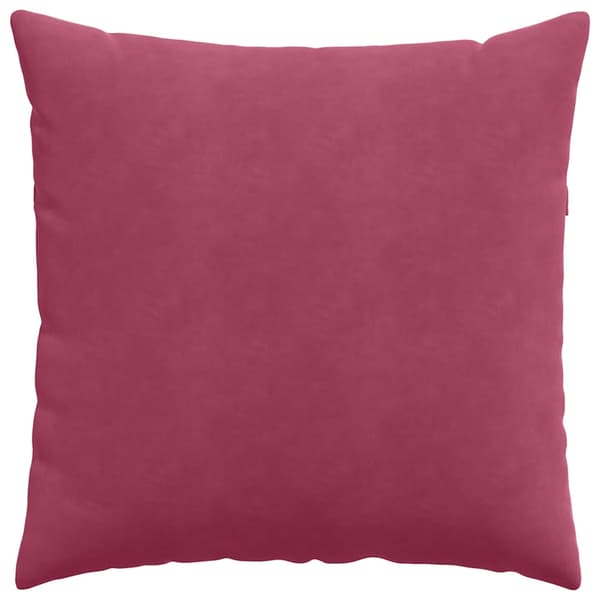 Sofakuddar 2 pcs Vinröd 60 x 60 cm Kordread tyg