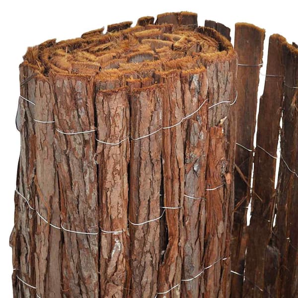 Barkstaket 100 x 600 cm Bark Brun