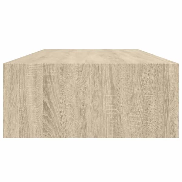 Väggmonterad låda ek 60x23,5x10 cm MDF