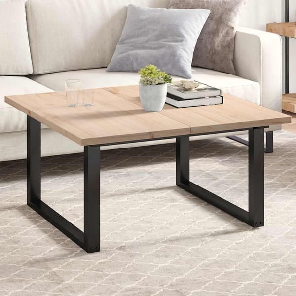 Bordsskivor 2 st 90x45x2,5 cm rektangulär massiv furu