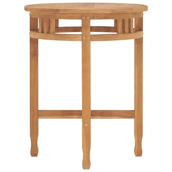 Cafébord Ø60x60 cm massiv teak