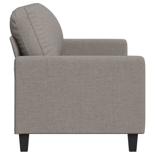 3-sitssoffa taupe 180 cm tyg