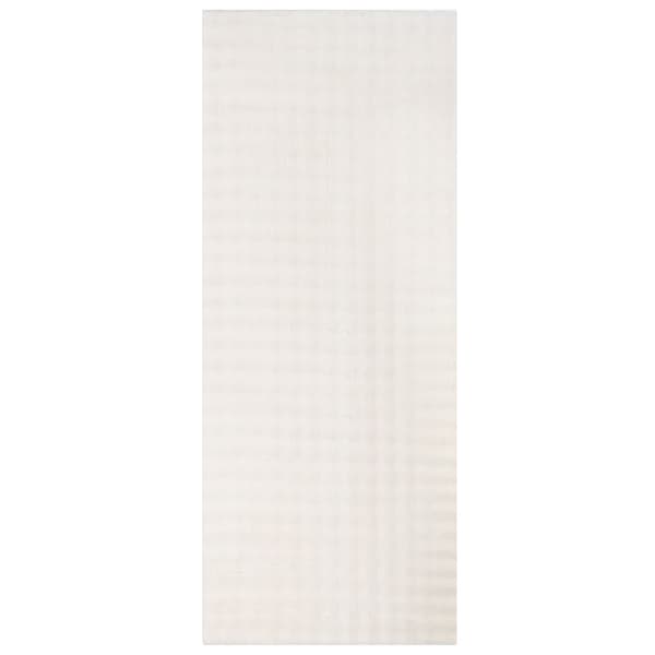Områdesmattor Rektangulär SIROLO Gräddvit 200 x 80 cm Polyester