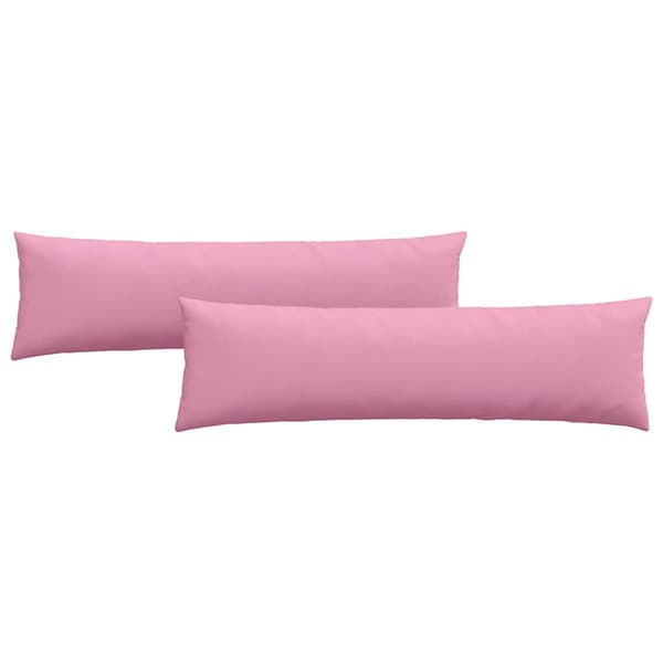 Sofakuddar 2 pcs Rosa 145 x 40 cm tyg