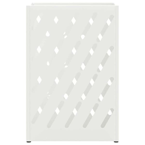 Regn Paraplyställ Vit 28 x 12 x 41 cm Stål