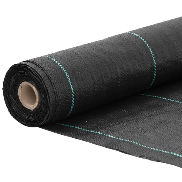 Ogräsmatta svart 0,5x25 m PP