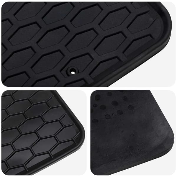 Bilmatta 4 pcs Svart Passar Tesla MODEL 3 2017- 4D bak Gummi