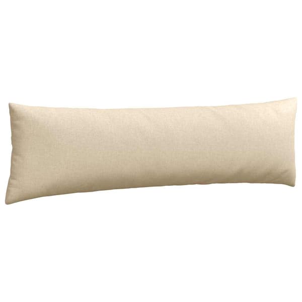 Sofakuddar 2 pcs Kräm 145 x 40 cm tyg