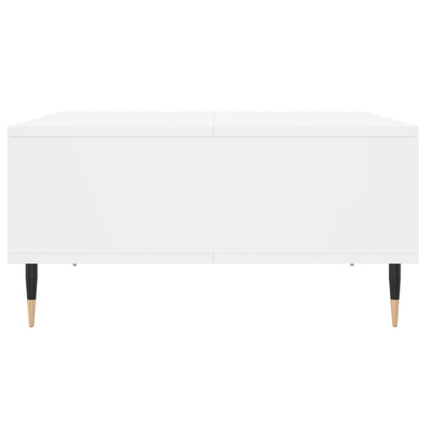 Soffbord vit 60x60x30 cm konstruerat trä