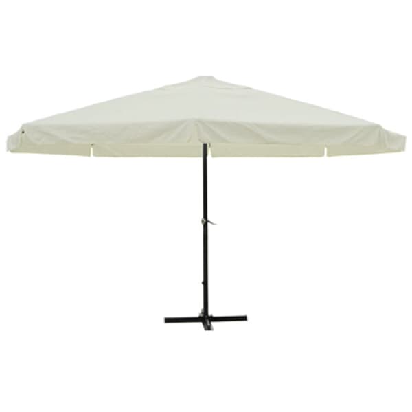 Parasoll aluminium vit 500 cm
