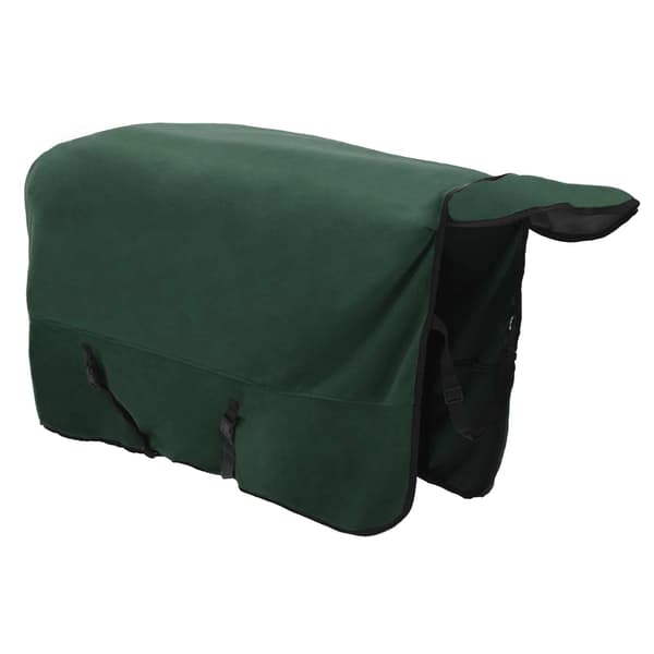 Hästdyna Fullt mörkgrön 145 cm Polyester Fleece