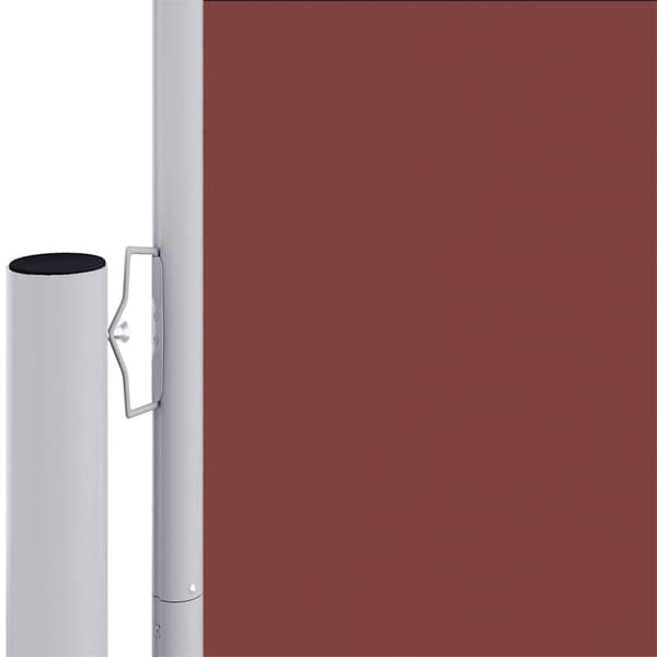 Infällbar sidomarkis 220x600 cm brun