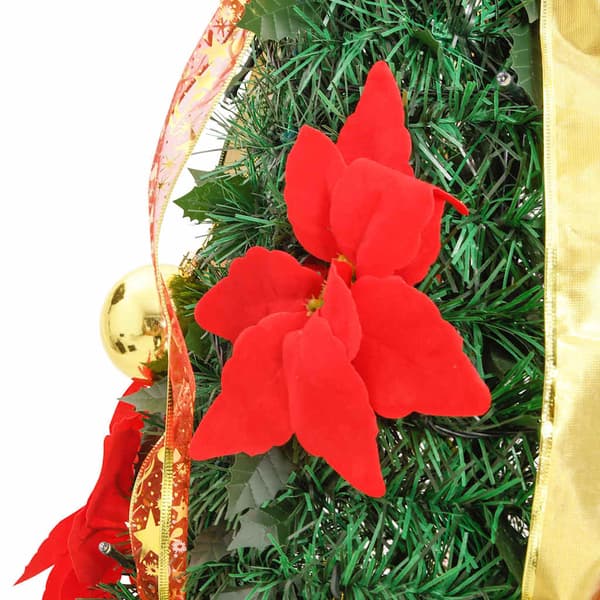 Plastgran pop-up 150 LED grön 180 cm