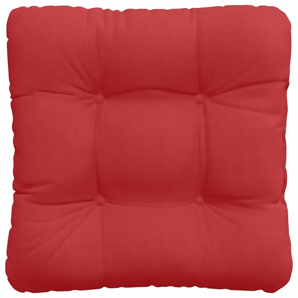 Sittkuddar 4 pcs Röd 45 x 45 x 12 cm tyg