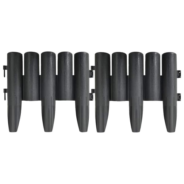Rabattkanter 36 st antracit 10 mm PP