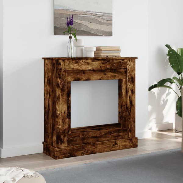 Spiselkrans rökfärgad ek 90x30x90 cm konstruerat trä