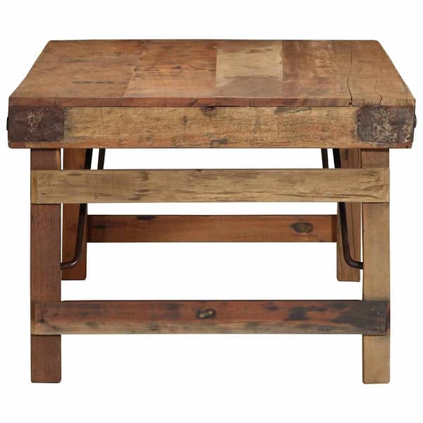 Kaffeebord Brun 110 x 55 x 40 cm Solid återvunnen trä