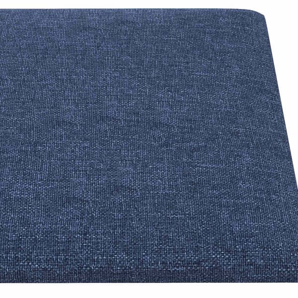 Väggsänggavel 12 pcs Blå 60 x 30 cm tyg