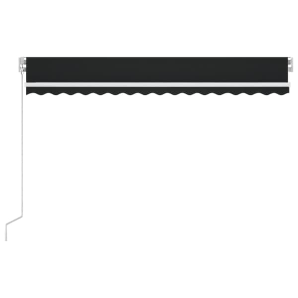 Markis manuellt infällbar 450x350 cm antracit