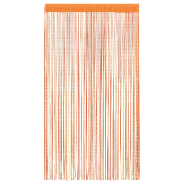 Stränggardiner 2 st orange 140x250 cm
