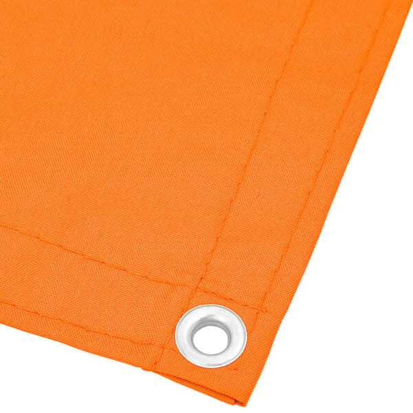 Balkongskärm orange 75x800 cm 100% polyester Oxford