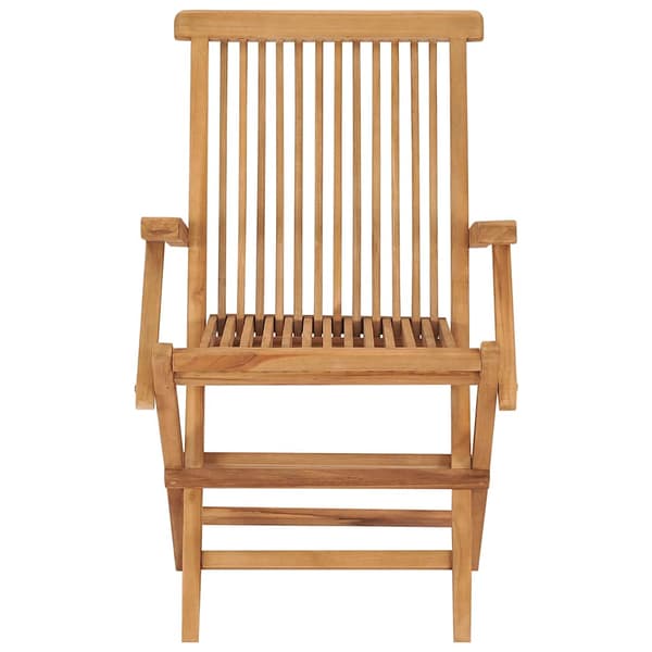 Hopfällbara trädgårdsstolar 6 st massiv teak