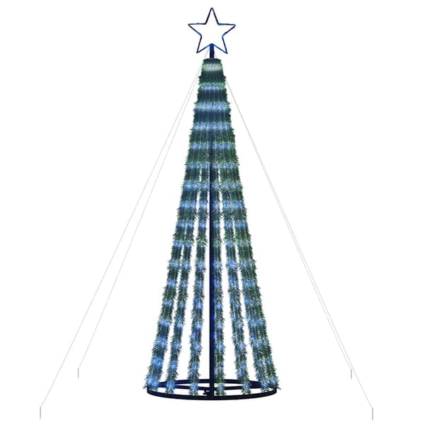 LED julgran 339 LEDs blå 180 cm