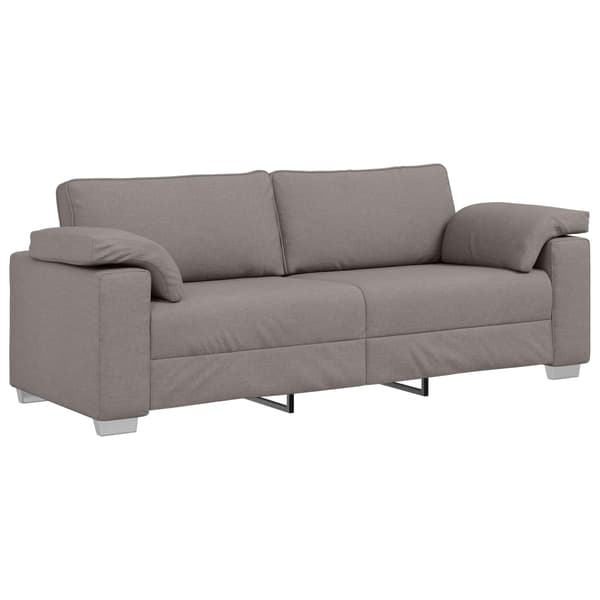 3-Sits soffa Taupe 220 cm tyg