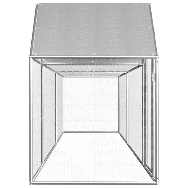 Hönsbur 5x1x1,5 m galvaniserat stål