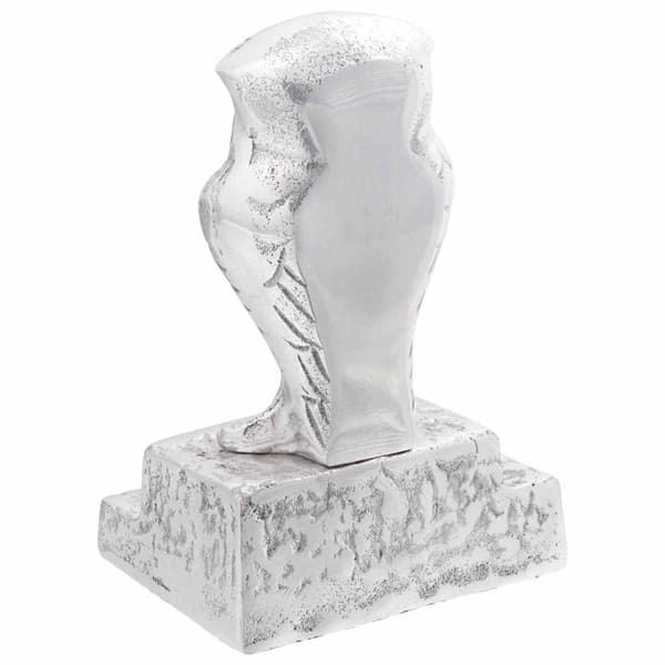 Bokstöd 2 pcs Silver 12 x 9 x 19 cm Aluminium