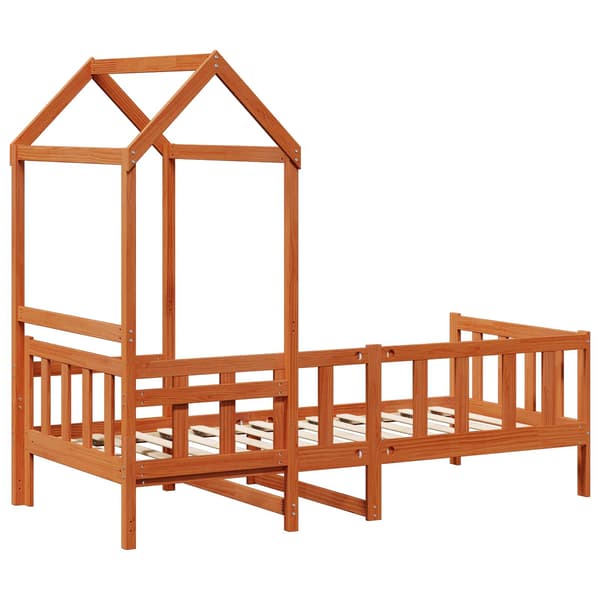 Dagbädd Set 2 pcs Vaxbrun Massiv furu