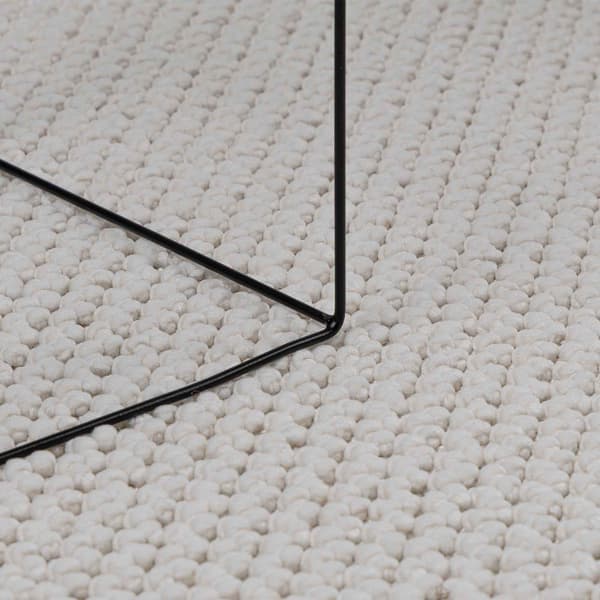 Inomhusmatta LUGO Gräddvit 200 x 80 cm Polyester