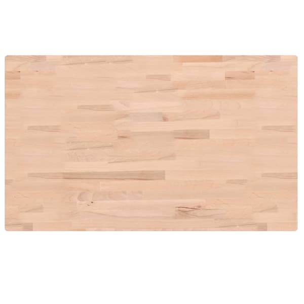 Arbetsbänk 100x60x83 cm massiv bok rektangulär