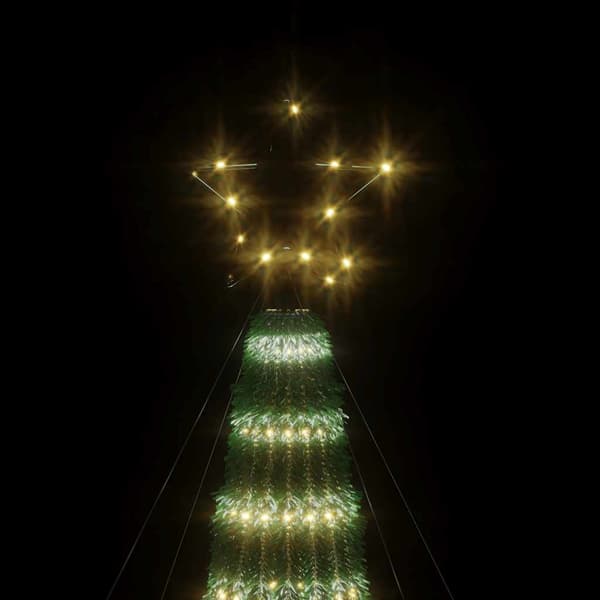 LED julgran 339 LEDs varmvit 180 cm