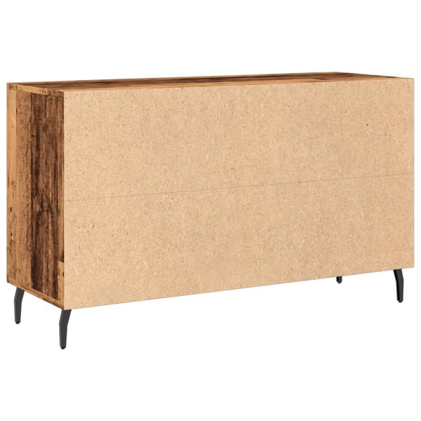 Skänk gammalt trä 100x36x60 cm konstruerat trä