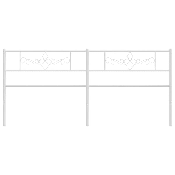 Ersättningsgavel metall vit 200 cm