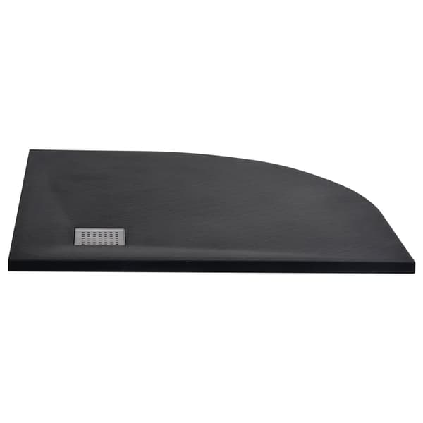 Duschkar SMC svart 90x90 cm