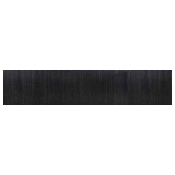 Rumsavdelare svart bredd 800 cm höjd 165 cm bambu