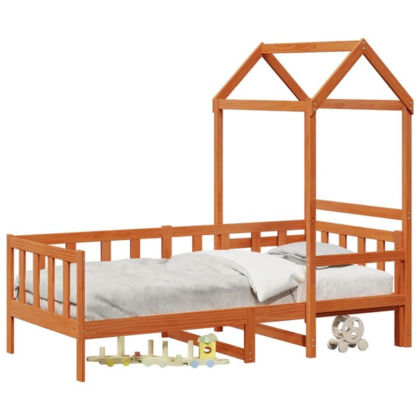 Dagbädd Set 2 pcs Vaxbrun Massiv furu