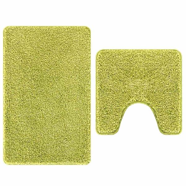 Antisklid badmatta set 2 pcs Grön PP