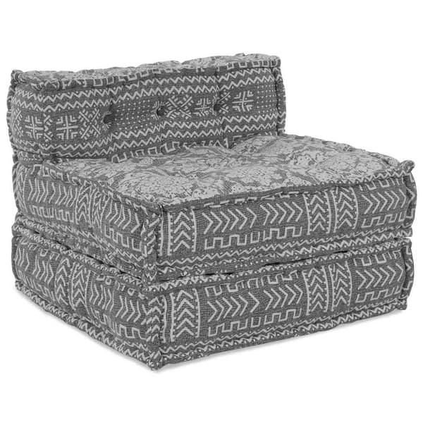 Modulsofa enhet Tyg Ljusgrå 70 x 70 x 56 cm