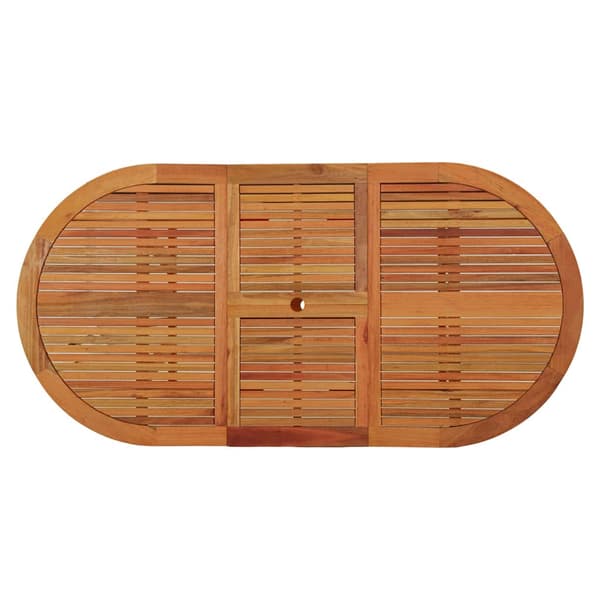 Trädgårdsbord 200x100x75 massivt eukalyptusträ