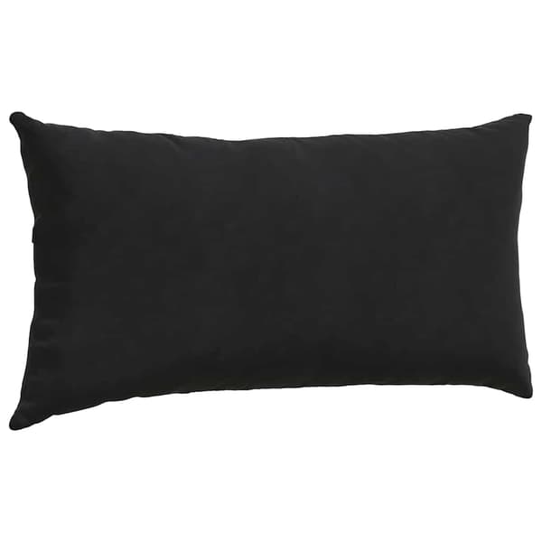 Sofakuddar 2 pcs Svart 80 x 40 cm Kordread tyg