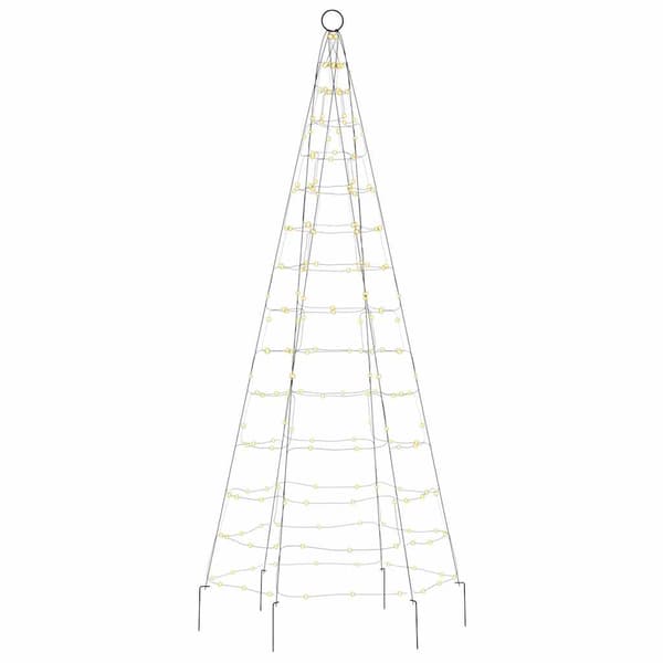 LED julgran 200 LED varmvit 180 cm