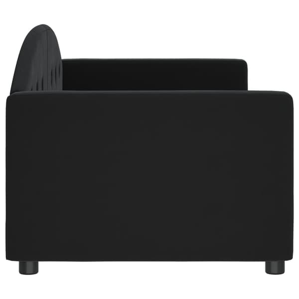 Dagbädd svart 80x200 cm sammet