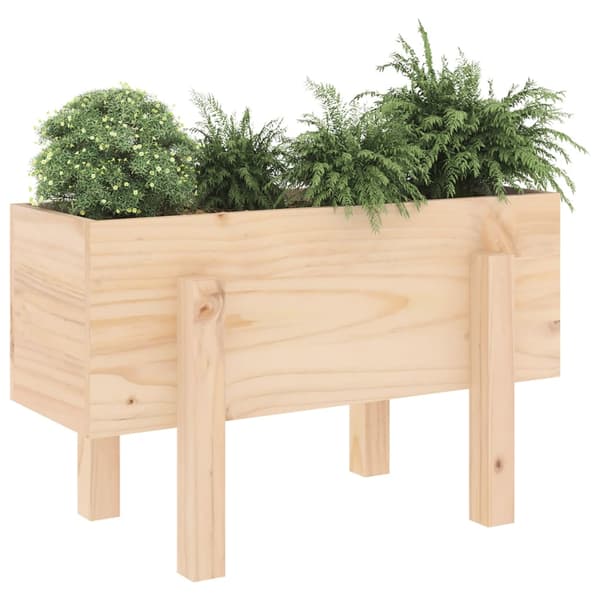 Odlingslåda 62x30x38 cm massiv furu
