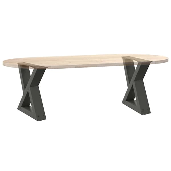 Soffbordsben 2 st antracit 30x(30-31,3) cm stål