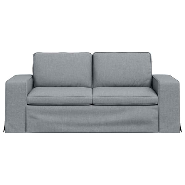 Soffa Ljusgrå 182 x 80 x 82 cm tyg