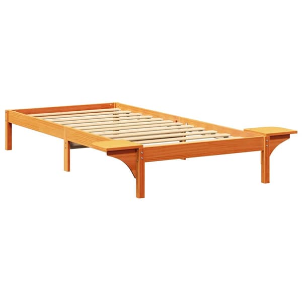 Sängram Vaxbrun 90 x 200 cm Massiv furu